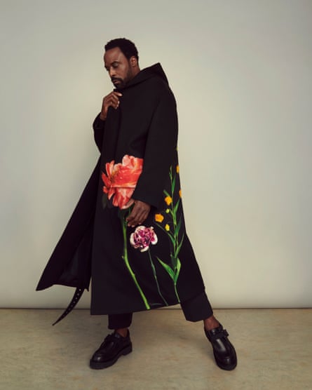 ‘My dad tried so hard in this country’: Floral coat, trousers and shoes, all valentino.com.