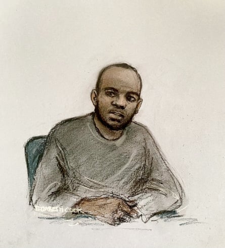 Alnour Mohamed Ali in the dock at Folkestone magistrates court