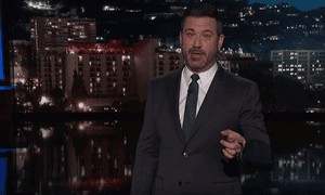 Jimmy Kimmel: ‘I assume he’ll do an interview some time this month claiming he’s never met her.’