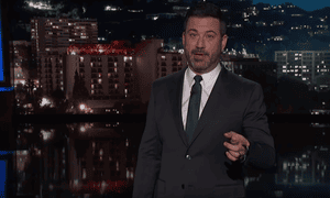 Jimmy Kimmel: ‘I assume he’ll do an interview some time this month claiming he’s never met her.’
