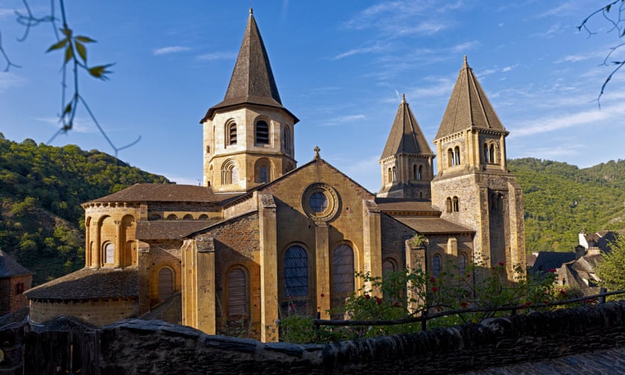 Refuge for pilgrims: the abbey at Conques.