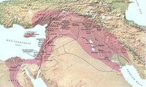 A map of the Assyrian empire