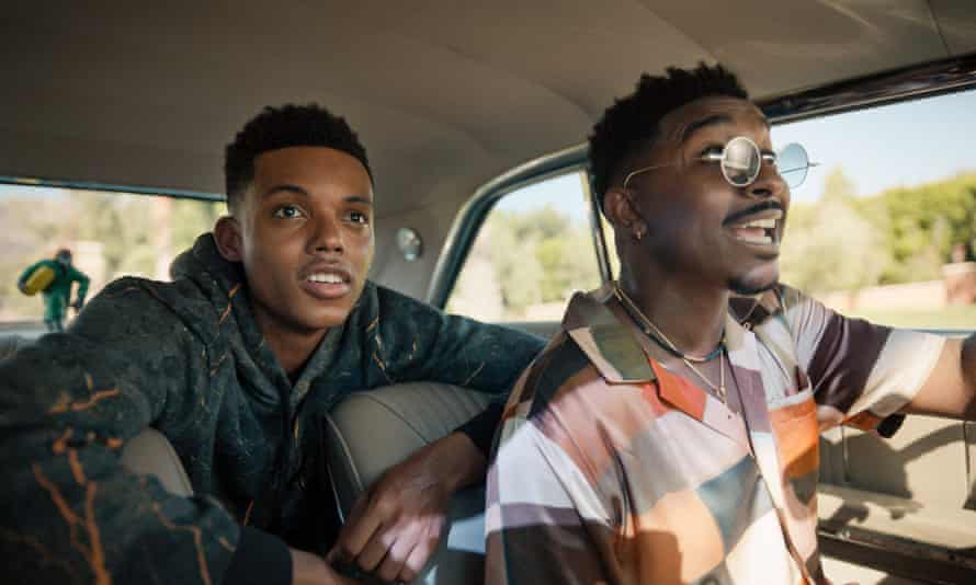 Jabari Banks as Will and Jordan L. Jones as Jazz in Bel-Air.