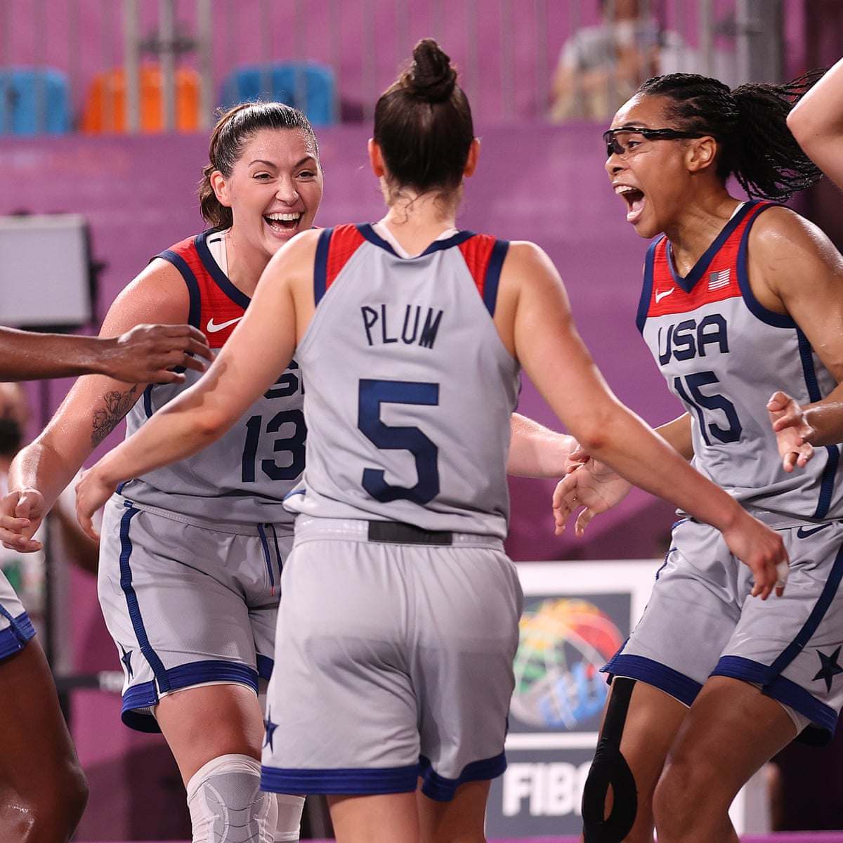 Usa Women S Team Beat Roc For 3x3 Basketball S First Ever Olympic Gold Tokyo Olympic Games The Guardian Usa Women S Team Beat Roc For 3x3 Basketball S First Ever Olympic Gold Tokyo Olympic Games The Guardian