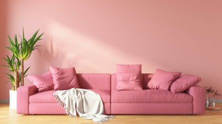 A pale but warm-toned colour – such as pink – work well in dark or north-facing rooms.