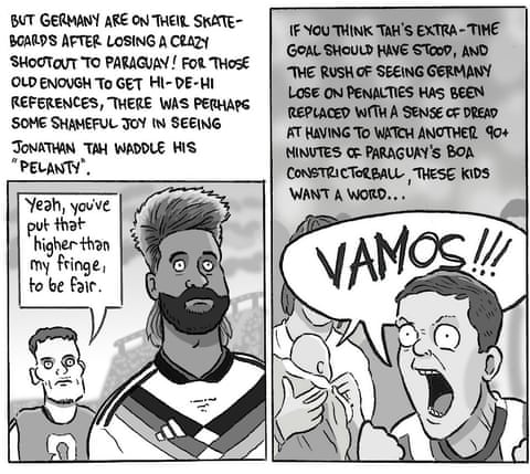 David Squires on ... Germany, the Netherlands and Uruguay making World Cup exits., panel 7