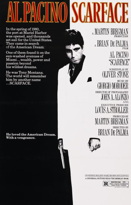 Beloved of students everywhere … the classic Scarface poster.