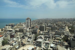 The beach is the only place where Gaza’s residents can feel a sense of space