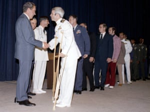 President Nixon Greets Captain John McCainAt a pre-dinner reception, Washington DC, May 24, 1973.