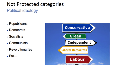 And non-protected categories.