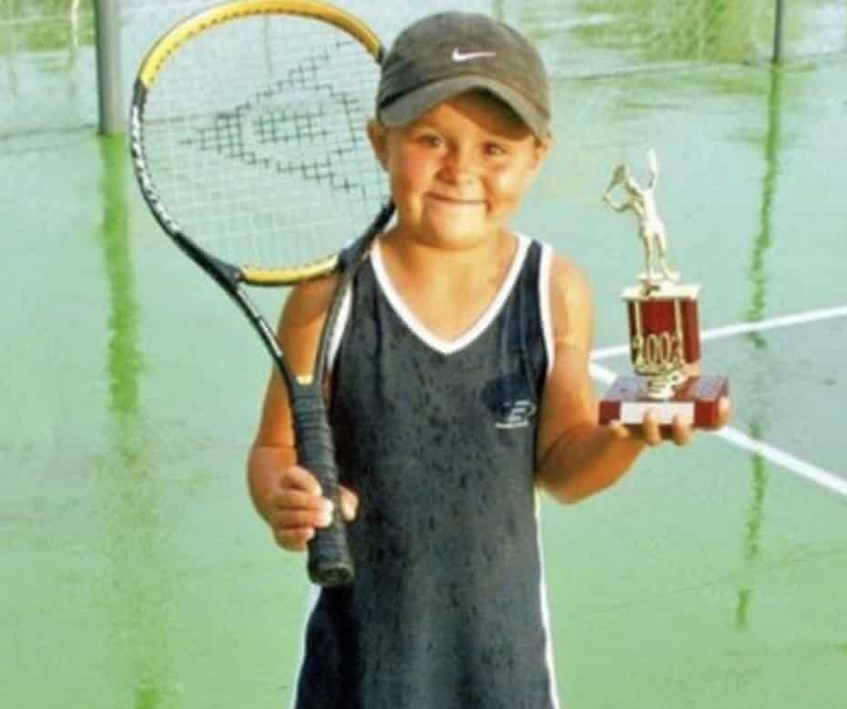 Ash Barty in 2000