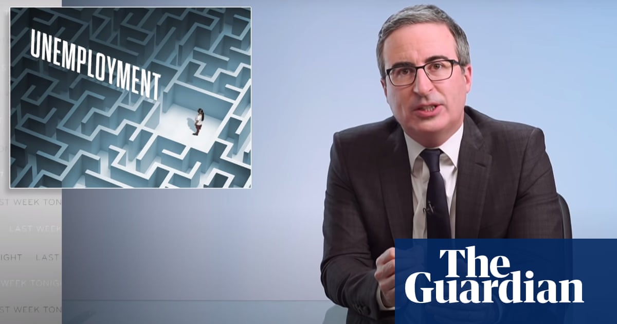 John Oliver: US unemployment chaos is ‘the result of deliberate choices’