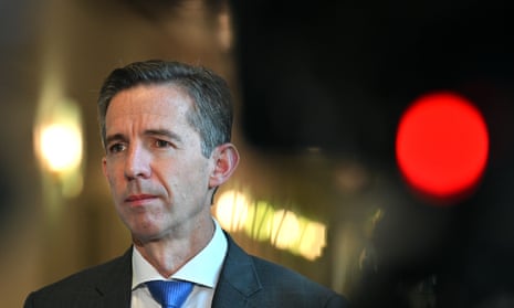 Shadow minister for foreign affairs Simon Birmingham in Canberra.