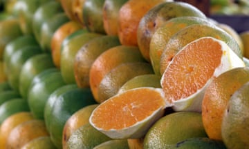 Oranges on sale in São Paulo