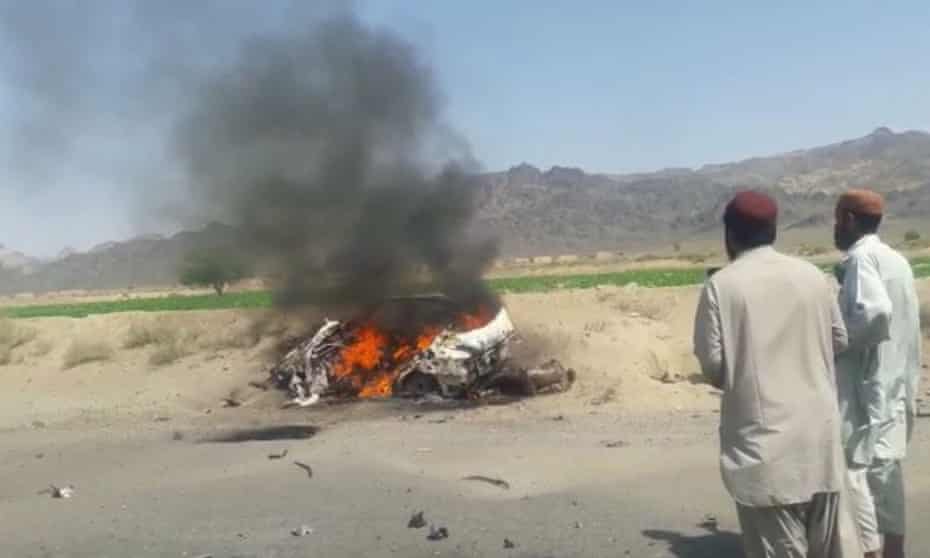 Taliban's supreme leader Mullah Akhtar Mansoor attack