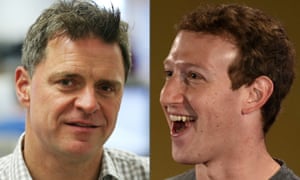 Espen Egil Hansen (L) and Mark Zuckerberg