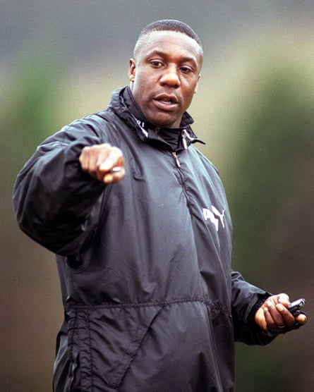 Wolves coach Terry Connor during a training session.