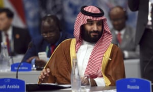 The crown prince of Saudi Arabia, Mohammed bin Salman