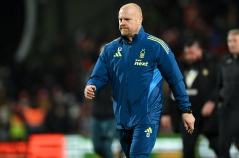 Sean Dyche was scathing in his criticism of his Nottingham Forest players following their FA Cup exit in Wales last weekend.