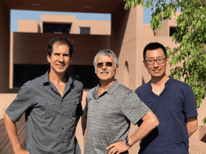 Study authors Dr. John Fasullo, Dr. Kevin Trenberth, and Dr. Lijing Cheng (co-authors Timothy Boyer, John Abraham, and Karina von Shuckmann not shown).