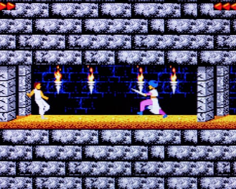 Modelled on Errol Flynn as Robin Hood … the game on Sega.