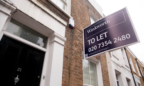 To let signs in Islington, north London.
