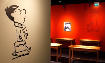 An exhibition of Sempé’s work, showing Le Petit Nicolas, the character he created with René Goscinny, writer of the Astérix series, at Paris City Hall in 2009.
