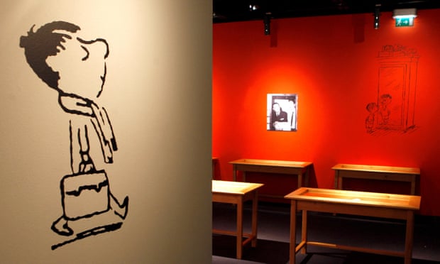 Une exposition de l'œuvre de Sempé, présentant Le Petit Nicolas, le personnage qu'il a créé avec René Goscinny, scénariste de la série Astérix, à l'Hôtel de Ville de Paris en 2009.