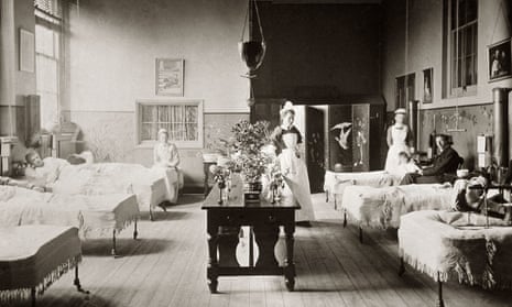 Hospitals in the early 1890 were overwhelmed by patients suffering from respiratory and nervous system damage caused by what doctors then believed was toxic air.