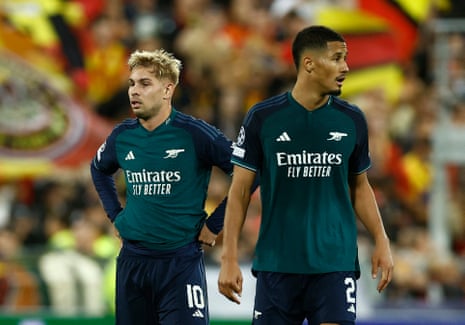 Lens 2-1 Arsenal: Champions League – as it happened | Champions League Lens 2-1 Arsenal: Champions League – as it happened | Champions League