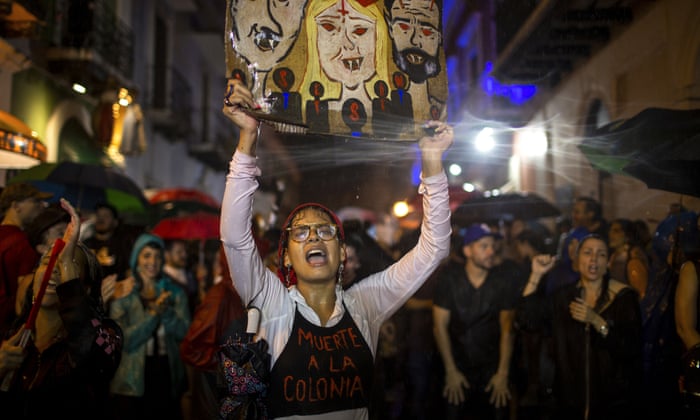 Puerto Ricans Protest As Anger Rises Over Unused Emergency Aid