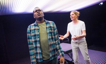 Anyebe Godwin (Nick) and Kate Maravan (Di) in Four Minutes Twelve Seconds by James Fritz.