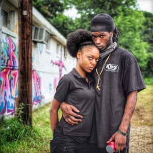 Jacques Johnson and Pilar Agpawa, (Alton Sterling) Baton Rouge, Louisiana, July 2016
