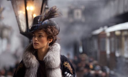 Keira Knightley as Anna Karenina in the film adaptation directed by Joe Wright, 2012.