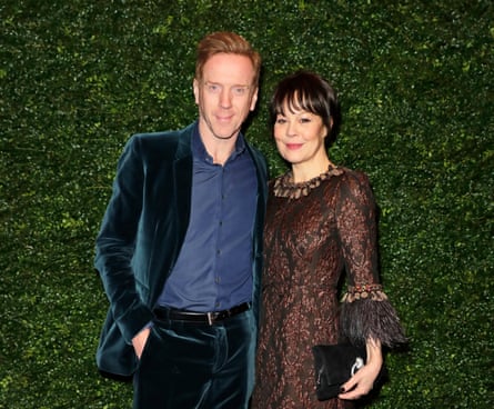 Damian Lewis with Helen McCrory in 2020