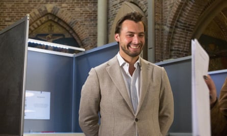 Thierry Baudet, leader of the Dutch populist party Forum for Democracy