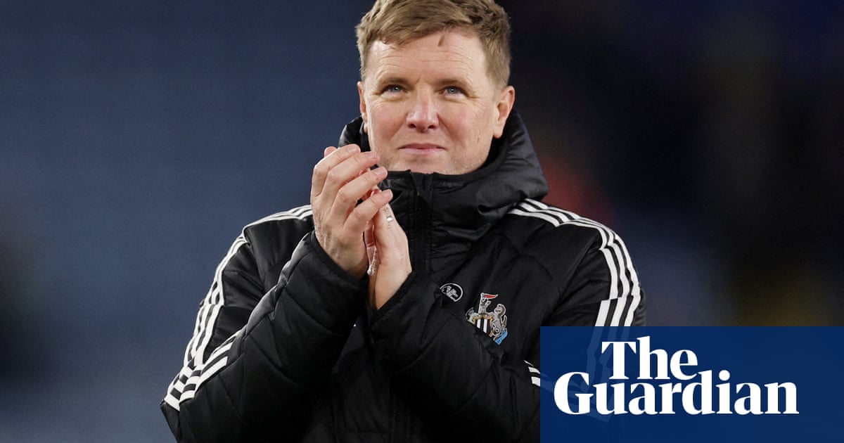 Eddie Howe returns to work at Newcastle after hospital stay with pneumonia