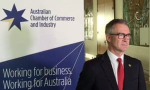 Australian Chamber Of Commerce and Industry boss James Pearson