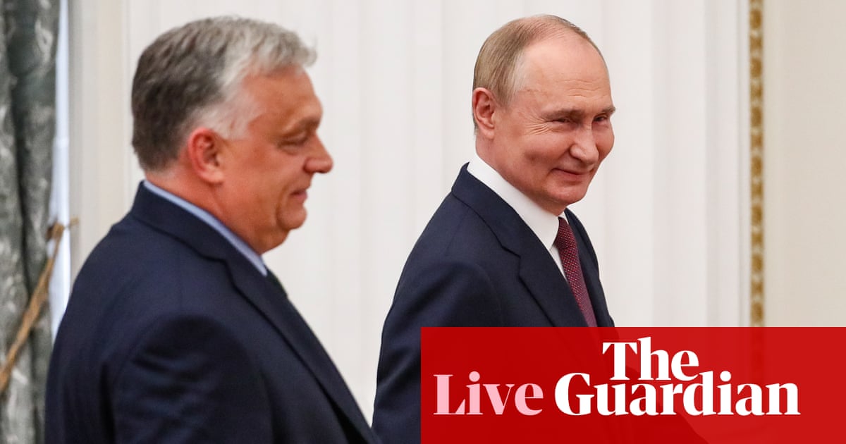 Orbán to speak with Putin as Zelenskyy prepares for White House talks with Trump – Europe live