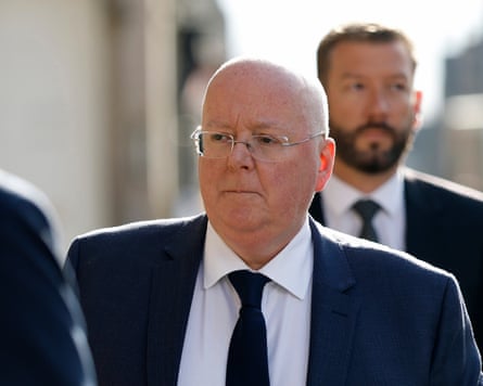 Peter Murrell arrives at the high court in Edinburgh on on 25 May 2026