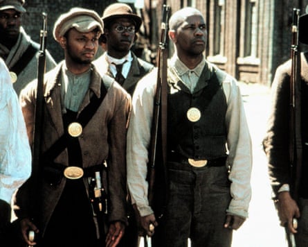 Denzel Washington in Glory.