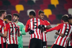 Brentford celebrate
