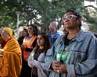 ‘Came here with hope’ and ‘died unseen’: tearful crowd says goodbye to homeless man Bikram Lama