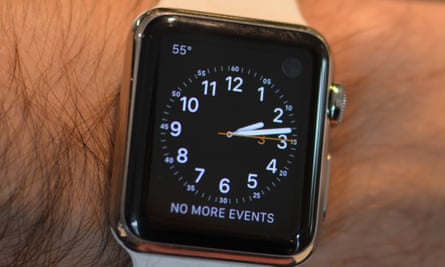 The (very) dear departed Apple Watch, with the much-loved Dark Sky complication in the top left.