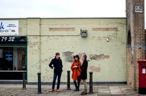 The band Magnetic North (from left, Gawain Erland Cooper, Hannah Peel and Simon Tong).