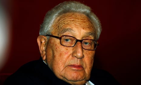 Former US secretary of state Henry Kissinger in 2012. 