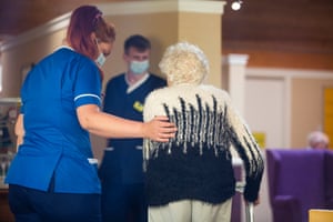 Residents and staff at McClymont House