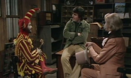 The original cast of Rentaghost (l-r): Michael Staniforth as Timothy Claypole, Anthony Jackson as Fred Mumford and Michael Darbyshire as Hubert Davenport