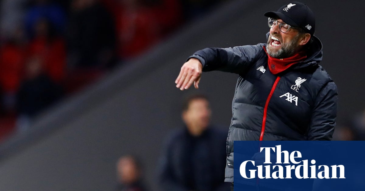 Liverpools Jürgen Klopp says Atlético Madrid tried to get Sadio Mané sent off