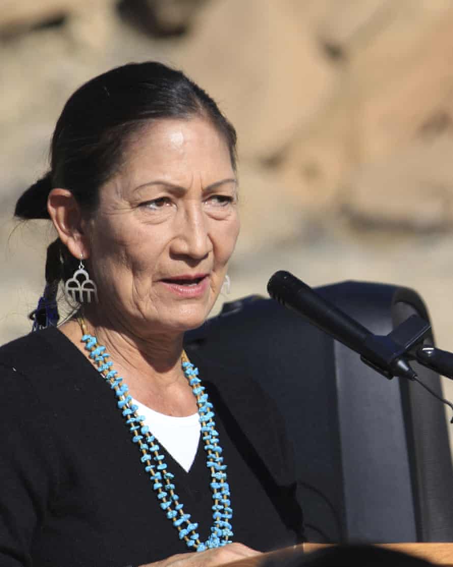 Secretary of the Interior Deb Haaland is the first Native American to hold the post.